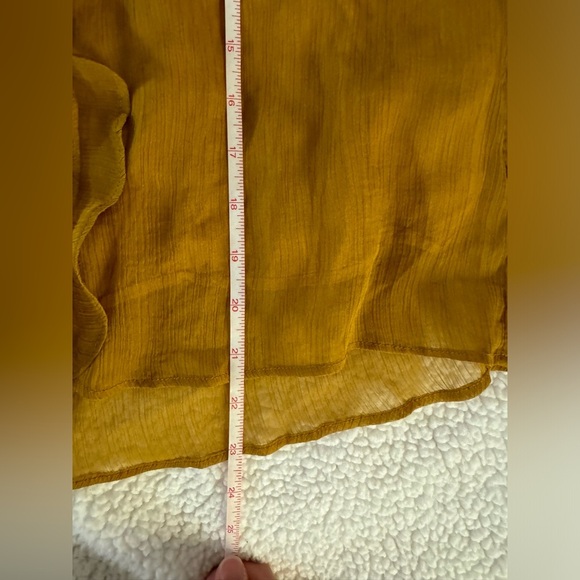 Anthropologie Sunday in Brookly mustard top - Picture 9 of 9